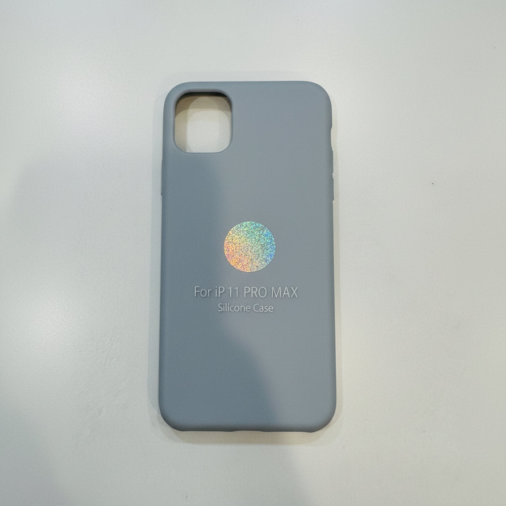 Silicone case for iPhone 11 Pro Max on a white background