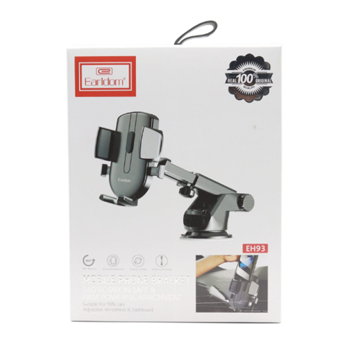 Earldom EH93 Car Mobile Phone Bracket 360 Rotation Safe & Firm Powerful Attachment