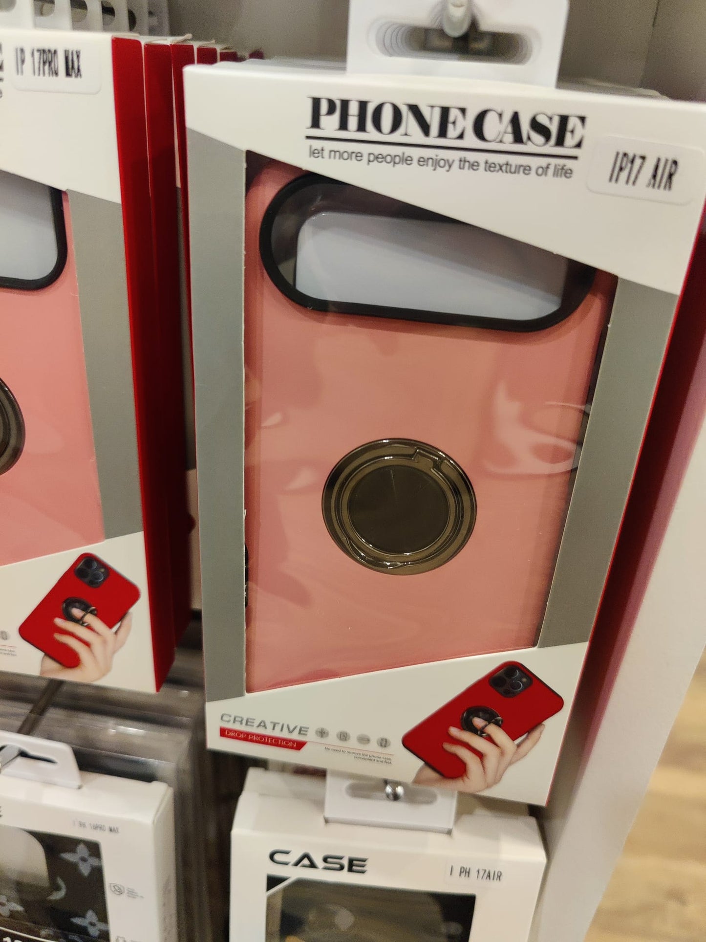 Google Pixel 9 Pro XL Case, Slim Fit Phone Cover with Metal Ring Holder