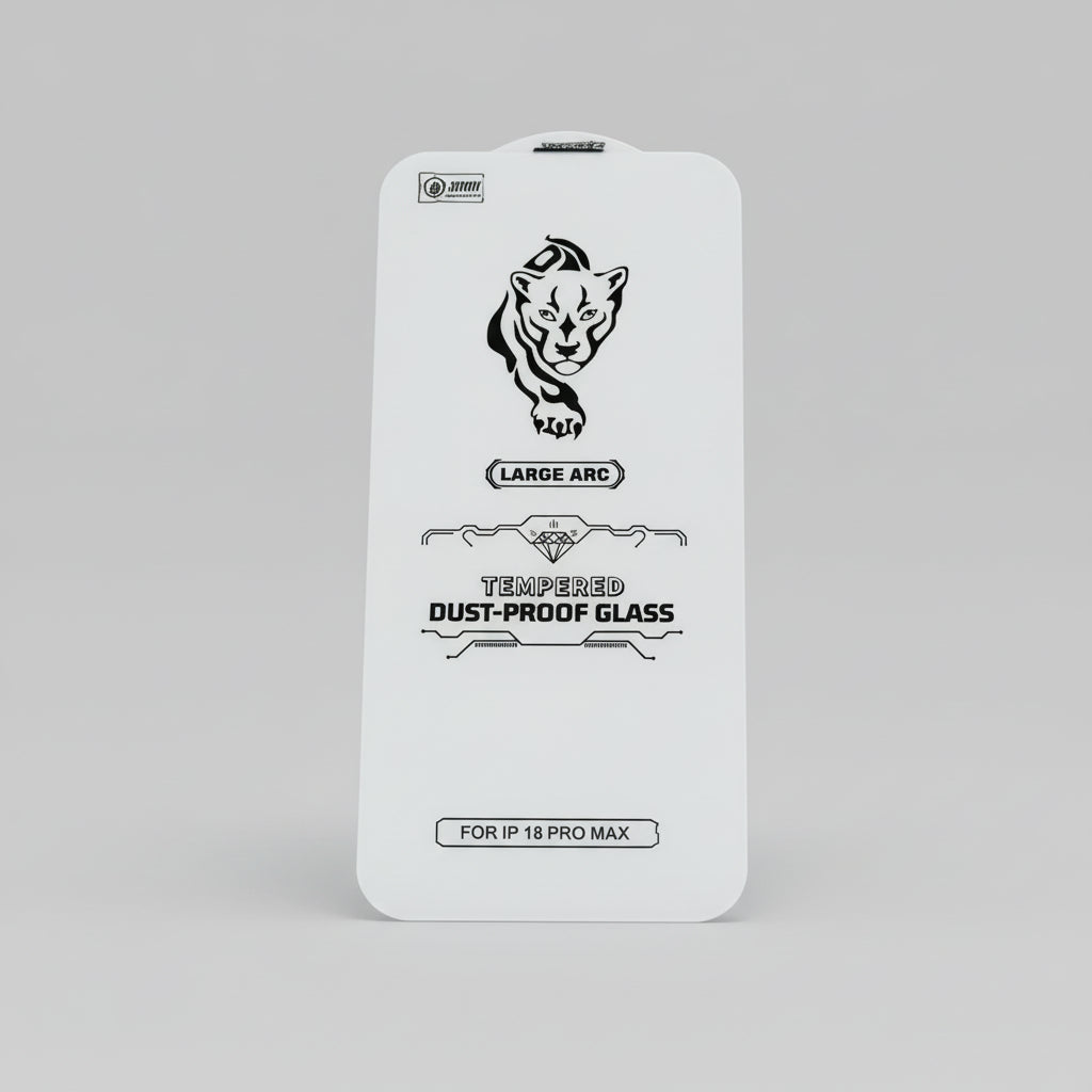 Product packaging with text held by a hand in a store setting