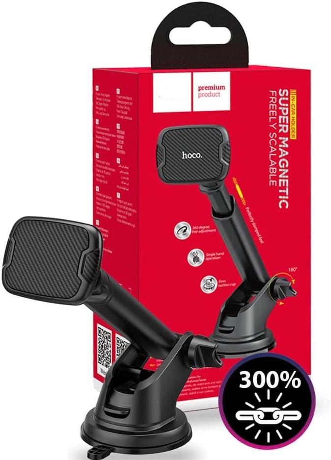 HOCO CA67 Super Magnetic Freely Scalable | 360 Degree Rotation | Strong Magnetic Absorption