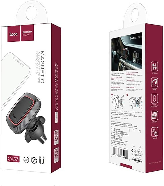 HOCO CA23 Magnetic Air Outlet Holder Lotto Series | 360 Degree Rotation | Strong Magnetic Absorption