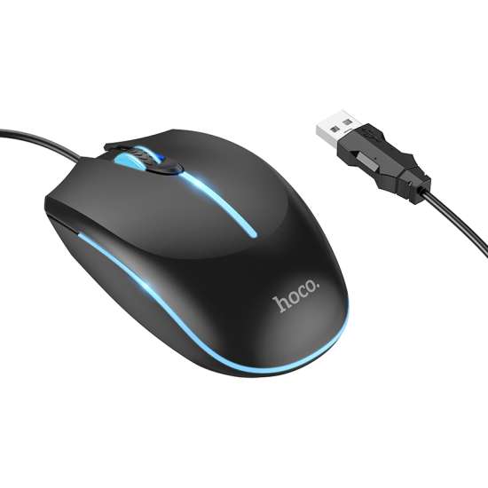 HOCO. Wired Gaming Mouse - Black