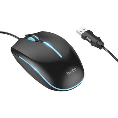 HOCO. Wired Gaming Mouse - Black