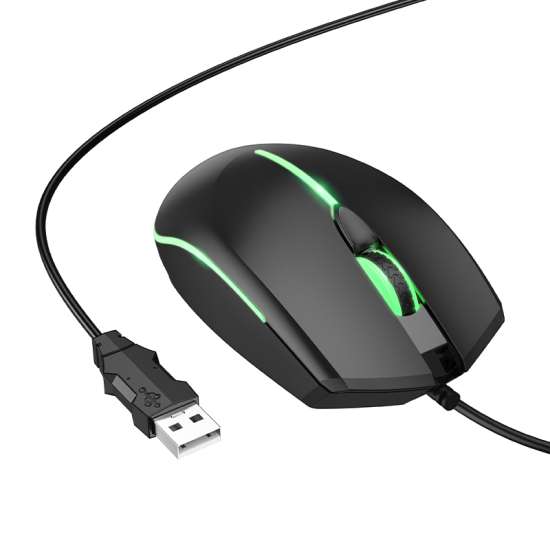 HOCO. Wired Gaming Mouse - Black