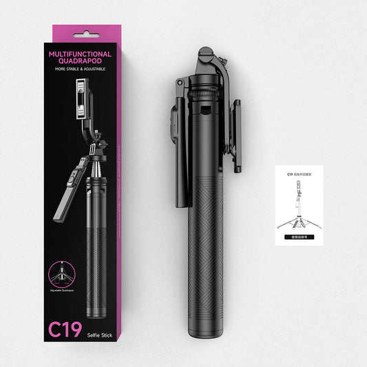 C19 Multifunctional Quadrapod Selfie Stick