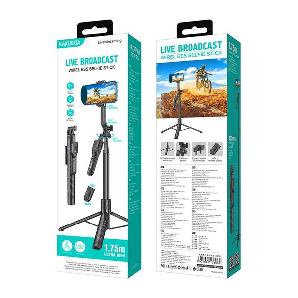Kakusiga Live Broadcasting Wireless Selfie Stick