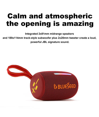 Blueseed- BS-301 Portable Speaker with RGB LED Lighting