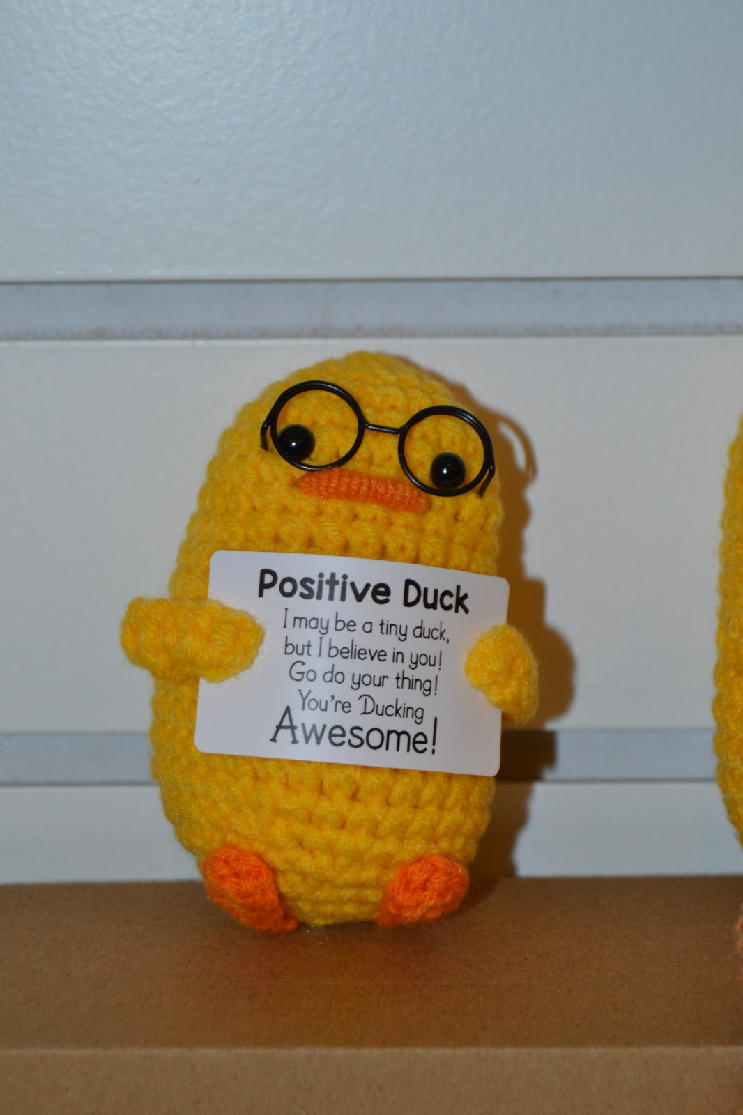 Crochet Gift | Positive Duck -02