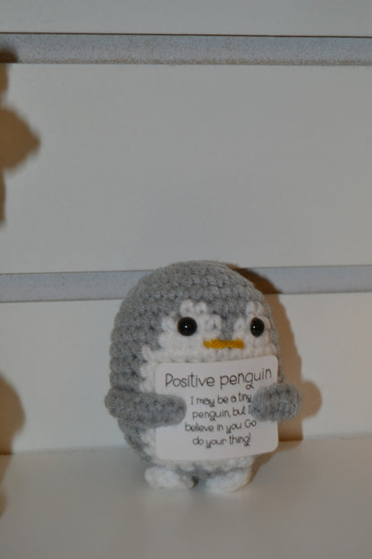 Crochet Gift | Positive Penguin