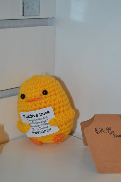 Crochet Gift | Positive Duck -01