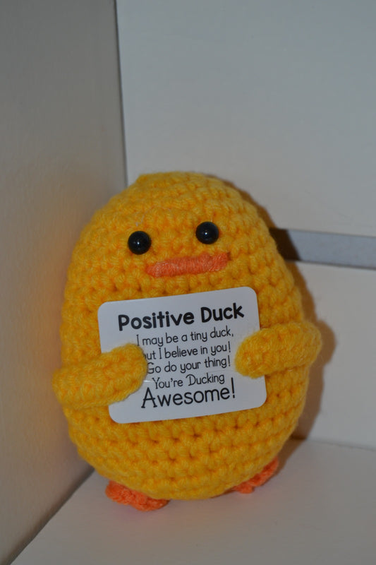 Crochet Gift | Positive Duck -01