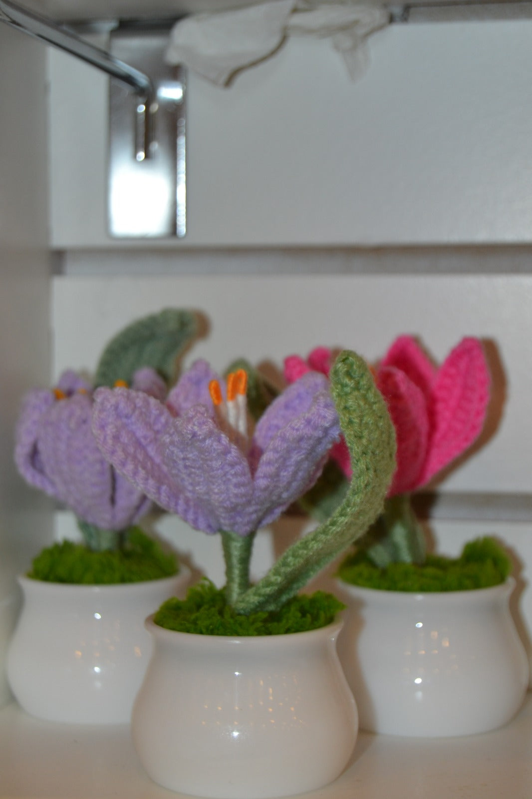 Crochet Gift | Blooming Flower Pot -02