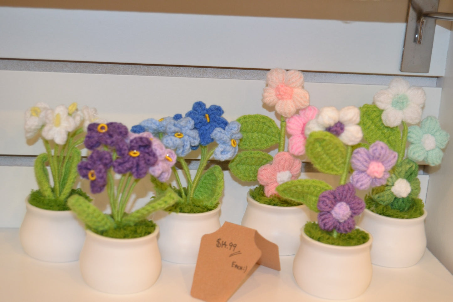 Crochet Gift | Blooming Flower Pot -01