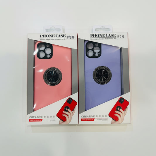 Two phone case packaging boxes on a white background