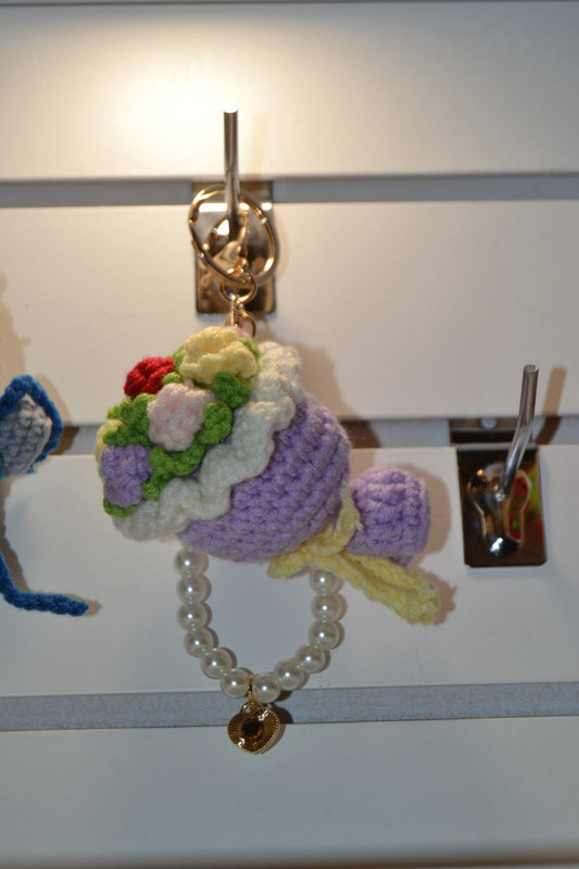 Crochet Gift | Knitted Keychain -03