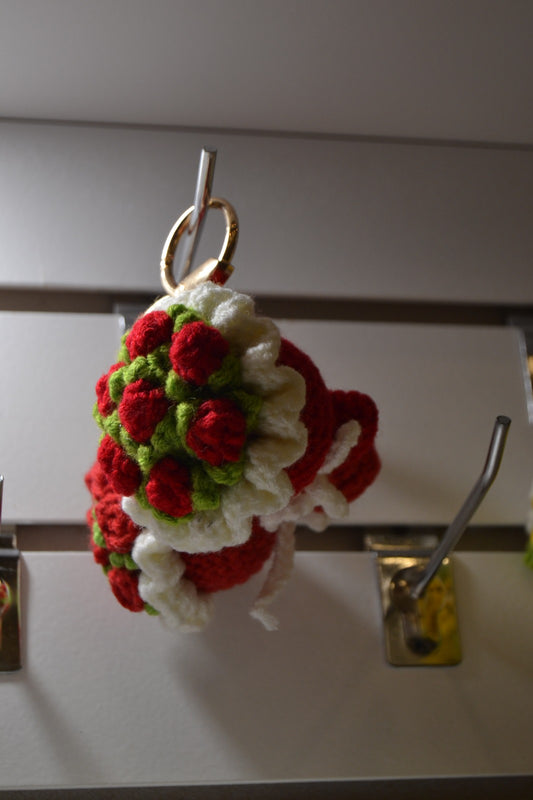 Crochet Gift | Knitted Keychain -01