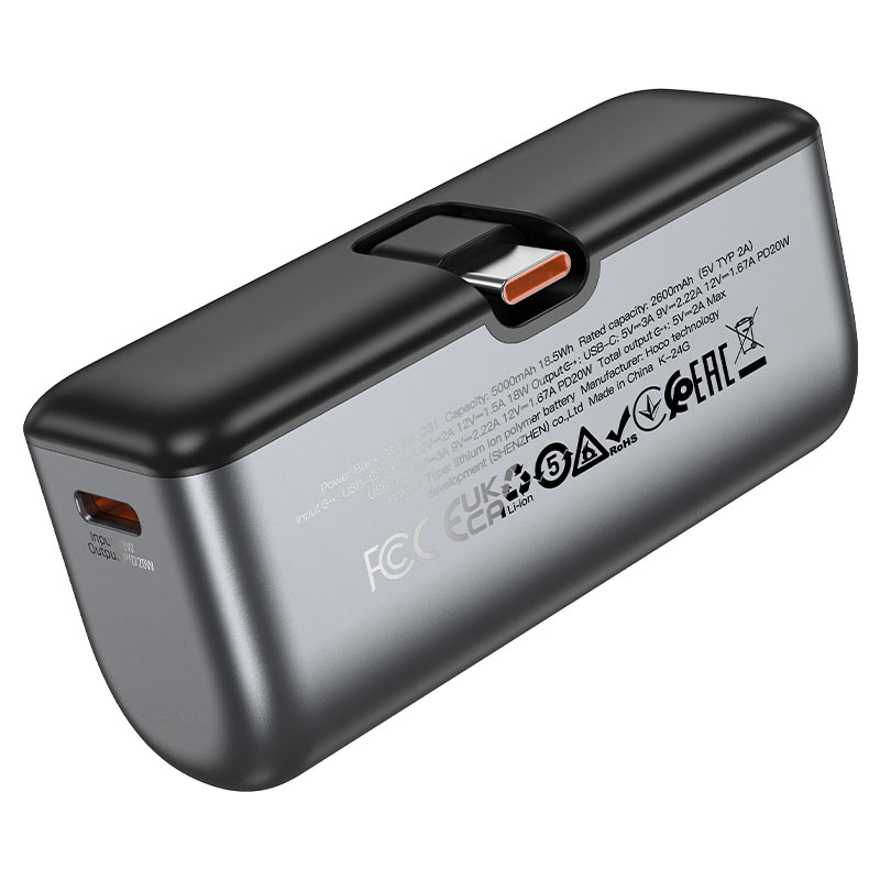hoco.-Q31 Ingenious” PD20W 5000mAh Type-C ver.