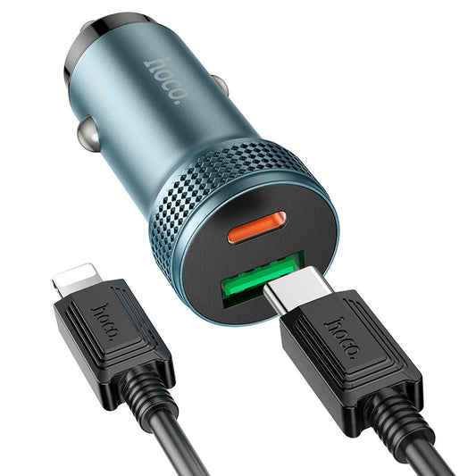 Hoco - Car charger “Z49B Level” 38W Cable Set